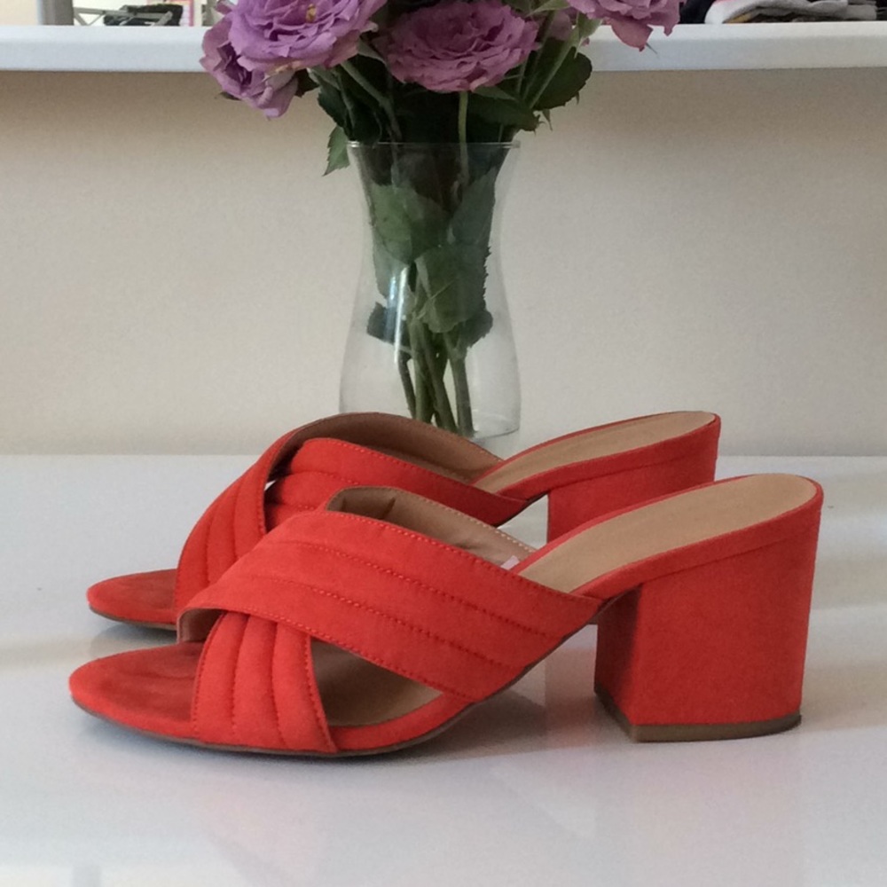 Orange mules from Target line A Brand New Day